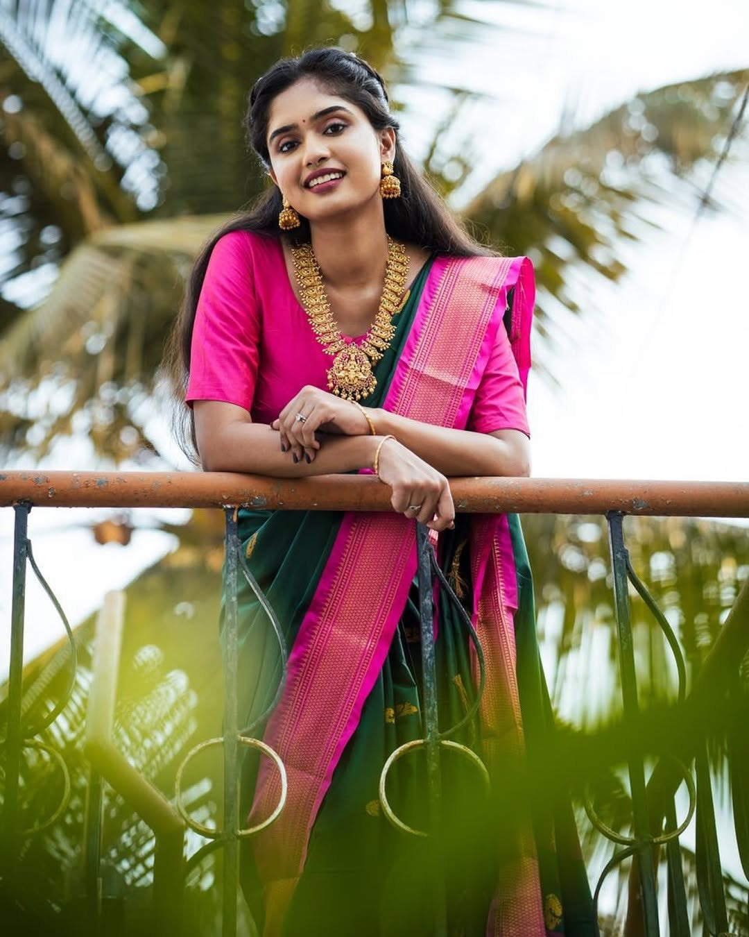 Silk saree- Green