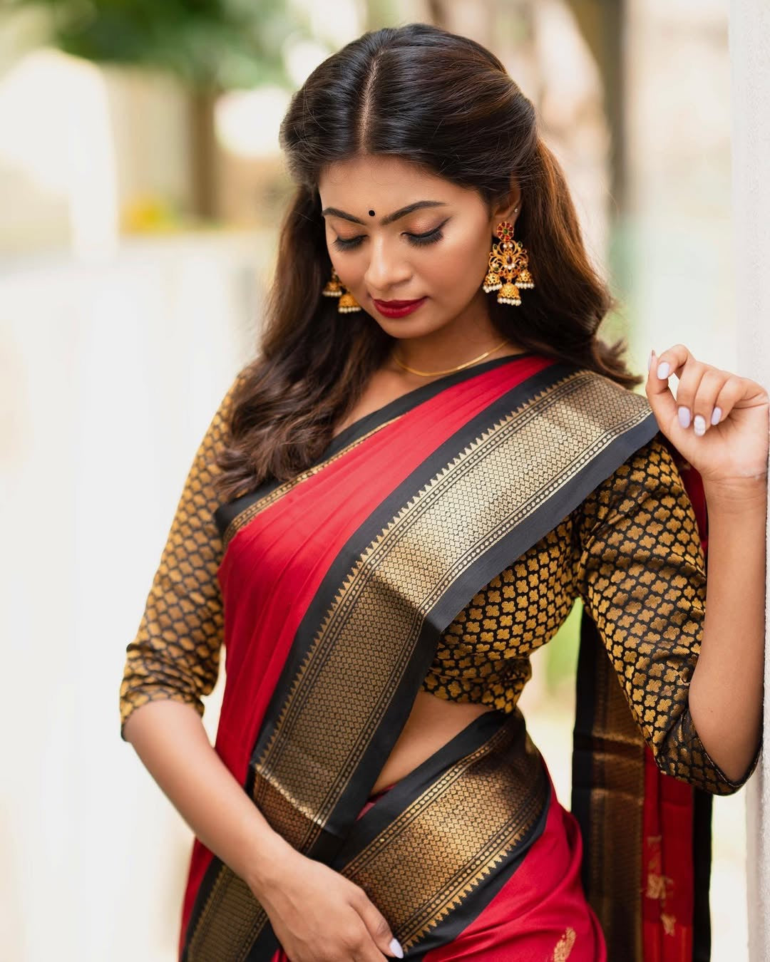 Silk saree- Red