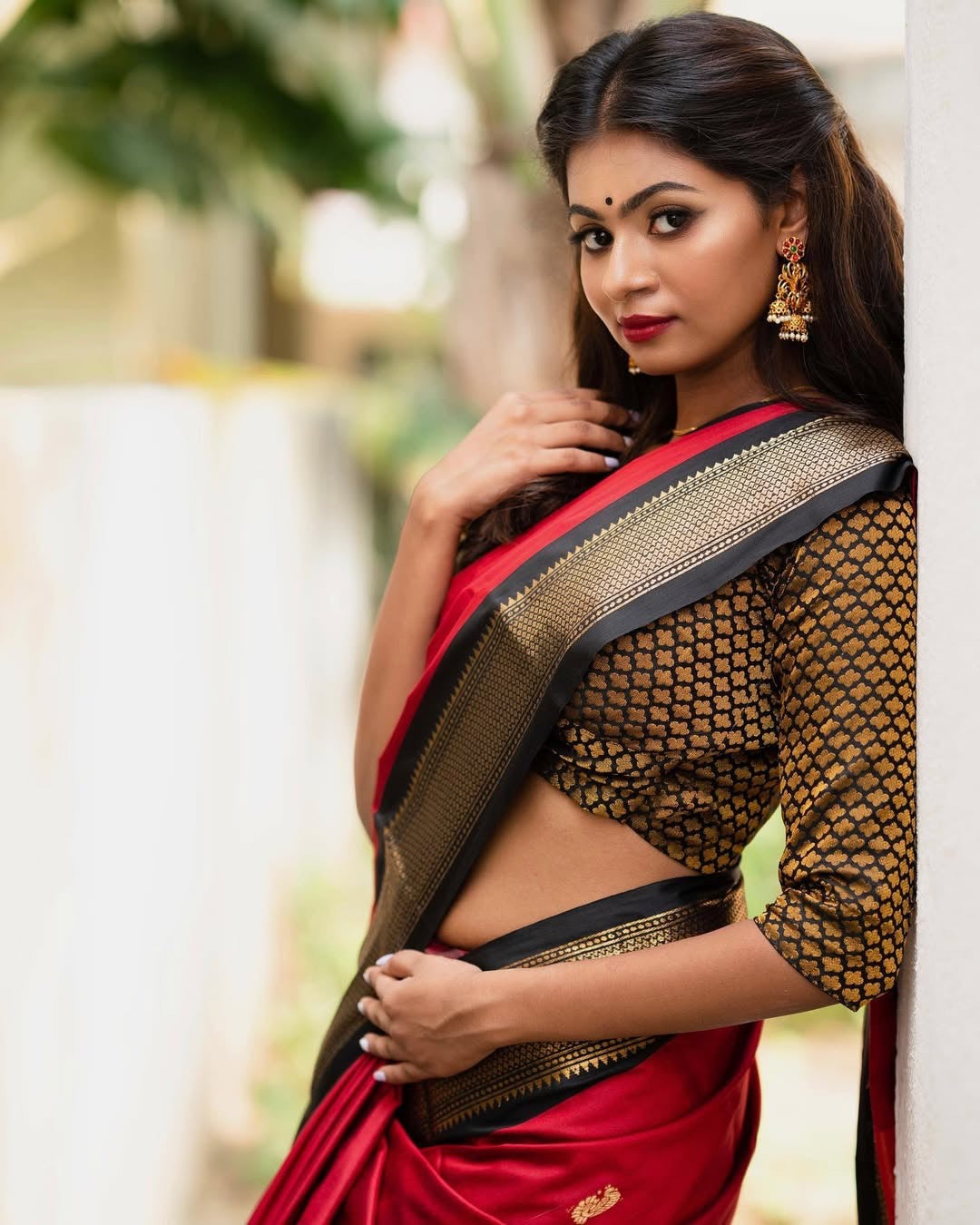 Silk saree- Red