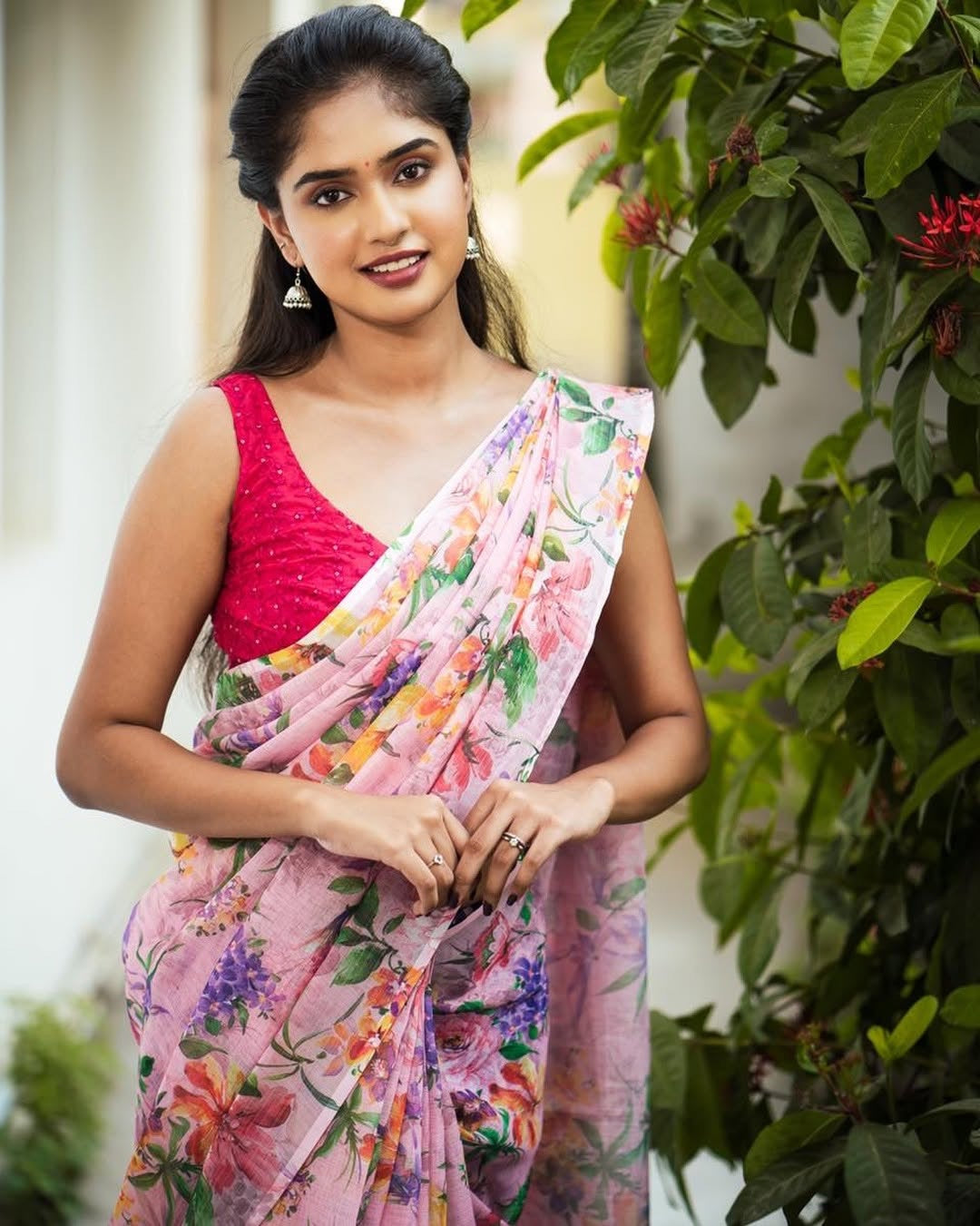 Handloom cotton printed saree-Vani