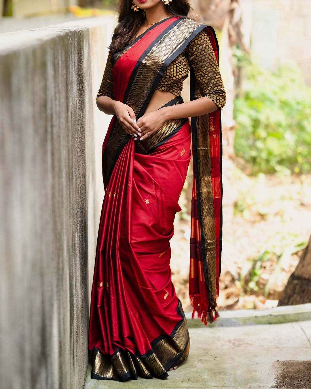 Silk saree- Red